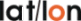 Latlon GmbH Logo. Schriftzug