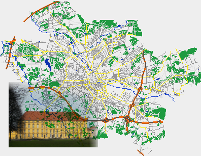 Stadtplan der Stadt Osnabrck